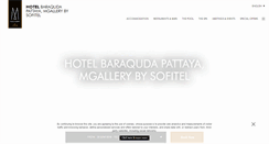Desktop Screenshot of hotelbaraquda.com